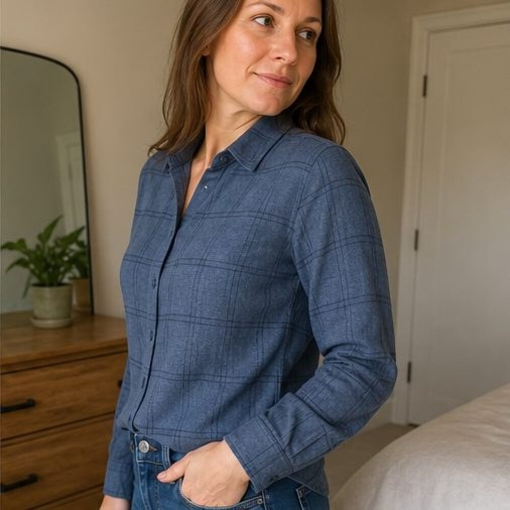 Blue Cami Blouse - Picture 3 of 6